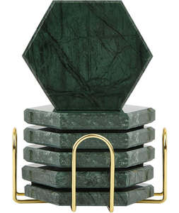 Handmade Wholesale Decorative Natural <b>White</b> black Marble <b>coasters</b> <b>white</b> <b>coaster</b> and black <b>white</b> <b>coaster</b> <b>coasters</b> - Product Image 3