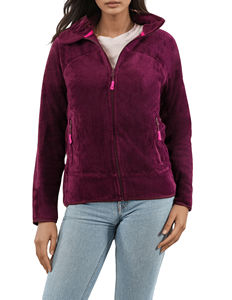 Veste en polaire d'hiver pour femmes, coupe confortable, légère, haut décontracté, écologique, doublure en nylon respirante - Product Image 6