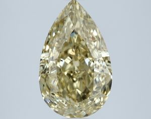 ลูกแพร์ดัดแปลง2.01กะรัตเพชรธรรมชาติสีเหลืองน้ำตาลแฟนซีจากอินเดียได้รับการรับรองจาก Gia 100% - Product Image 1