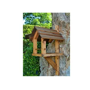 Mão elegante crafted Vintage Antique madeira Birdhouses são usados para suspensão exterior pássaro alimentador casa madeira