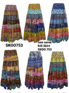 Faldas Largas Casuales de Raso de Rayón Transpirable de Alta Calidad para Mujer, Diseño Estampado Sexy, Color Personalizado Ecológico - Product Image 4