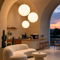Lustres pour tavernes et bars, lustres pour cafés, luminaires LED ronds minimalistes, couleur personnalisable, luminaires commerciaux en gros