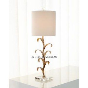 Soporte de fundición de aluminio chapado en oro de alta calidad y cubierta de polvo blanco, lámparas de lujo de aspecto clásico, suministros de decoración para sala de estar - Product Image 5