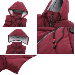 Chaleco acolchado para hombre unisex grueso acolchado sin mangas chaleco para hombre acolchado al aire libre logotipo personalizado estampado Chaleco de invierno acolchado - Product Image 5