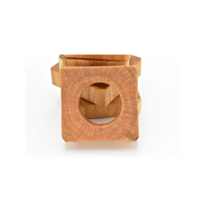 Wooden Napkin Holder Rings Handmade Accessories Napkin Rings for Shape <b>Table</b> Decoration - Product Image 3