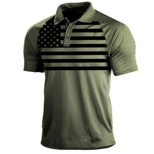 2023 2022 gros de haute qualité hommes T-Shirt Polo coton tissu Sublimation mode à manches courtes - Product Image 2