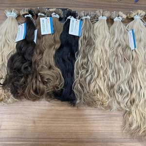 เทปหยักศกธรรมชาติสำหรับผมต่อแบบ Remy ผมต่อหนังศีรษะแบบเวียดนามมีหลายสีสองชั้นพร้อมส่ง - Product Image 1