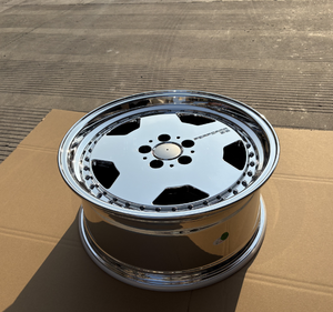 Jantes classiques en alliage de 17 et 18 pouces, 5x112, couleur argent, pour voitures particulières <span class=keywords><strong>Mercedes</strong></span> <span class=keywords><strong>W123</strong></span> W124 W126 W202 W203 W204 W126 - Product Image 3