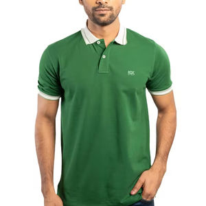 Polo pour homme en piqué 50% coton/50% polyester, 220 GSM, qualité supérieure, design personnalisé, taille multicolore du Bangladesh - Product Image 4