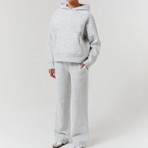 Venta al por mayor 100% algodón Joggers chándal personalizado mejor precio invierno conjuntos transpirable OEM servicio de alta calidad chándales de invierno - Product Image 6