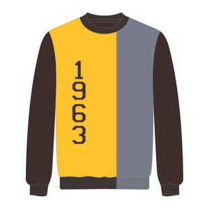 Suéter Tejido Iota Phi Theta 1963 Dorado de 3 Tonos con Diseño Divine Nine, Ropa de Fraternidad Griega, Suéter de Invierno de Primera Calidad - Product Image 2