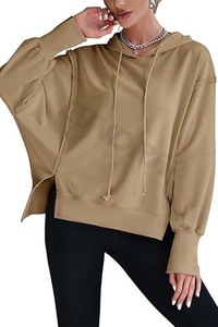 Sudaderas con capucha de lana suave de talla grande para mujer con bolsillos Ajuste acogedor para salidas casuales Jersey Ropa deportiva para invierno y primavera - Product Image 3