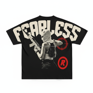 T-shirt streetwear ample et épais de haute qualité, écologique, avec impression personnalisée, en coton lourd, coupe courte, motif graphique pour homme - Product Image 1