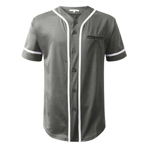 Perfect style <b>Men</b> Baseball Jersey hot selling anti wrinkle high quality reasonable rate Baseball Jersey with short sleeves - Product Image 2
