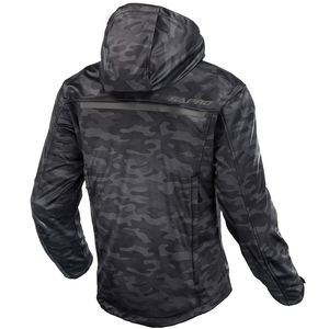 Veste de moto d'hiver de haute qualité, protections amovibles homologuées CE, imperméable, coupe-vent, respirante, matière softshell - Product Image 3