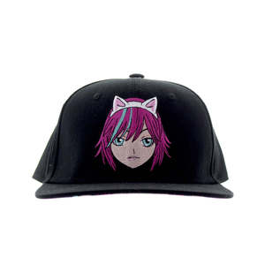 หมวกแก๊ป Mishka Seducer Snapback แฟชั่น ทันสมัย ผลิตจากผ้าฝ้าย 100% สำหรับเล่นกีฬา พร้อมลายปัก 3 มิติ กันน้ำ ดีไซน์ตัวอักษรสีดำบนผ้าแคนวาสอะคริลิก - Product Image 1