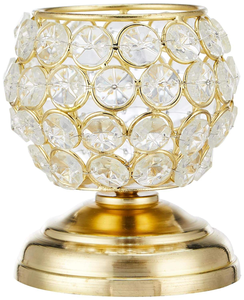 Portavelas votivo T-Light de cristal y metal de primera calidad, decoración para el hogar y la Oficina para mesas y eventos de sala de estar - Product Image 3