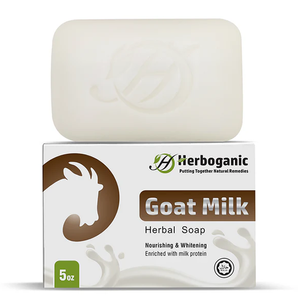 สบู่ก้อนทำมือจากนมแพะและสมุนไพรออร์แกนิก ช่วยให้ผิวขาวกระจ่างใส ชุ่มชื้น เหมาะสำหรับทุกสภาพผิว - Product Image 1