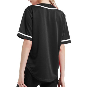 เสื้อซอฟต์บอลแบบเรียบสำหรับผู้ชายเสื้อเบสบอลแบบมีกระดุมไม่ติดโลโก้ตามสั่ง - Product Image 4