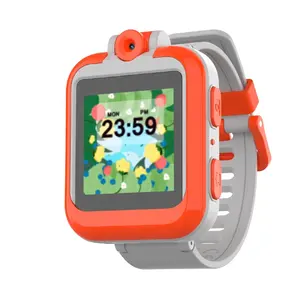 W23 חינוכיים תינוק צעצועי ילדי שעון חכם שעון עם Flip מצלמה אוזניות משחקי פאזל שעונים עבור בנות בני ילד ילדים