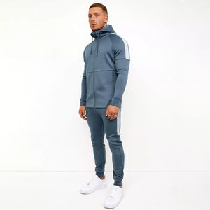 Conjunto Deportivo de Dos Piezas para Hombre, Grueso, con Capucha y Cremallera, para Invierno, Resistente al Viento y Transpirable, al por Mayor - Product Image 2