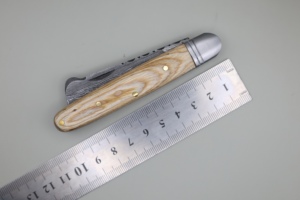 Couteau de poche pliant à lame droite en acier Damas de qualité industrielle supérieure avec garantie de 3 ans, prix d'usine - Product Image 6