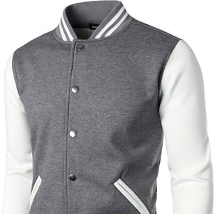 Mode Toile Varsity Vestes En Gros OEM Personnalisé Broderie Letterman Bomber Manteaux Universités Écoles Sports Équipes - Product Image 1
