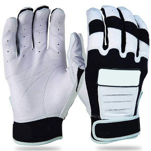 Gants de frappe de baseball en cuir pour hommes avec flexibilité naturelle de la main, support de la paume, protection UV, sangle de poignet réglable et confort - Product Image 4