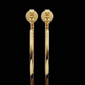 Pendientes de Hip Hop de Plata de Ley 925 con corte redondo de diamante cultivado Leb de alta calidad, joyería de boda a la moda para mujer - Product Image 5