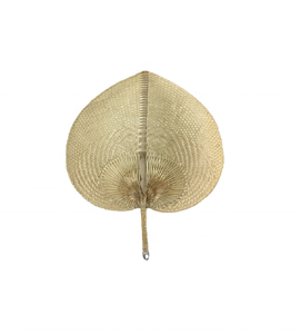 Éventail en bambou souvenir du Vietnam, tissé à la main en feuille de palmier, objet décoratif pour la maison et accessoire de rafraîchissement - Product Image 1