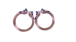 Traditionnel fantaisie paon chrétien fête unisexe décoratif acrylique résine Lucite multicolore à la mode bracelets ensemble - Product Image 4