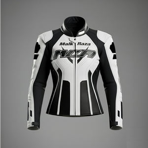 Top tendance Design Vêtements pour femmes Vestes en cuir de moto Fermeture à glissière Vestes en cuir de moto - Product Image 1