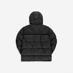 Vente en gros Veste matelassée à capuche personnalisable Manteaux de créateurs de mode pour hommes, décoration avec bouton zippé, remplissage en coton grande taille OEM - Product Image 3