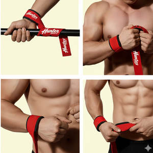 Correas de Levantamiento de Pesas de Alta Resistencia, Proveedor Mayorista, Logotipo Personalizado OEM, Correas de Muñeca para Entrenamiento de Gimnasio - Product Image 3