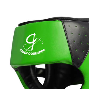 2025 protector de cabeza de boxeo de alta calidad para hombres, Material de cuero PU, protección facial cómoda, protector de cabeza con etiqueta privada - Product Image 3