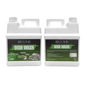 Naturale e sicuro per le mani verde sapone liquido per lavastoviglie detersivo liquido per piatti facili da lavare dall'esportatore indiano