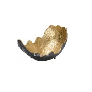 <b>Gold</b> And Black <b>Color</b> Chocolates Serving Bowl Highest Quality Aluminium Dessert Snacks Bowl For Home Use - Product Image 6