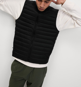 เสื้อกั๊กบุผ้าสำหรับผู้ชาย แบบไม่มีแขน สำหรับฤดูหนาว อุ่น น้ำหนักเบา เหมาะสำหรับกิจกรรมกลางแจ้ง เดินป่า ทำงาน ลำลอง ผ้าฝ้าย กันลม - Product Image 5