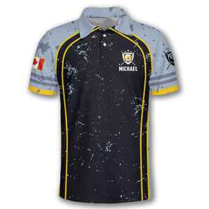 Camisetas de bolos de sublimación de poliéster ligero, ropa deportiva de equipo impresa personalizada, uniformes de bolos transpirables al por mayor - Product Image 6