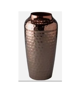 Customized Modern Stainless Steel Floor Flower <b>Vase</b> with Raw Shiny Golden Finish for Home & Wedding Decor - Product Image 1