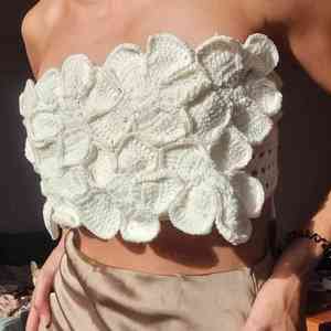 Venta caliente con precio razonable Ropa de alta moda El último top de ganchillo con alta calidad - Product Image 4