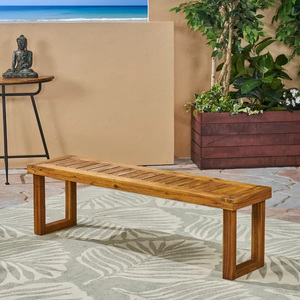 Banco de madera duradero para exteriores de la mejor calidad para jardines y parques con colores y tamaños personalizados a precios económicos - Product Image 2