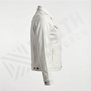 Chaquetas Vaqueras Elegantes para Mujer, Logotipo Personalizado, Impresión de Calidad, Transpirables, de Invierno, de Punto, de Algodón y Poliéster, Cuello Mao, Cortas, a la Moda - Product Image 3