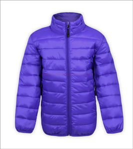 แจ็กเก็ตขนเป็ดโพลีเอสเตอร์ปกตั้งสำหรับผู้ชายสีทึบบางลำลองเก็บความร้อน - Product Image 6