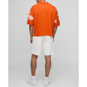 Nueva llegada de polos para hombre de alta calidad transpirable 100% de algodón de manga corta estilo casual de color sólido polos - Product Image 5