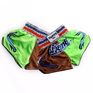 กางเกงขาสั้นเล่นยิมของผู้ชายกางเกงมวยไทยขาสั้นแบบยืดได้สำหรับเล่นฟิตเนสคิกบ็อกซิ่ง - Product Image 6