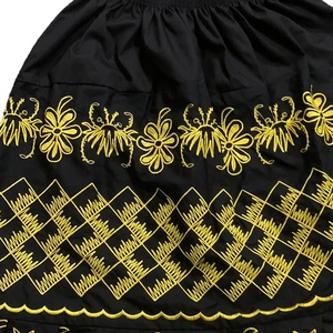 กระโปรงกีฬาของผู้หญิงอัดจีบเอวธรรมชาติผ้าลูกฟูกผ้าฝ้าย100% ผ้าลูกฟูกซักแห้งเร็วงานปักแบบลำลองปรับแต่งได้สำหรับ2025 - Product Image 3