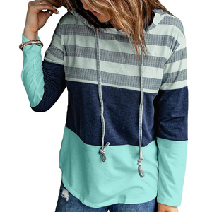 Sweat-shirt et sweat à capuche personnalisés avec broderie OEM, streetwear, sport, gym, polaire, pull-over 100% coton, sweat à capuche surdimensionné pour femmes - Product Image 5