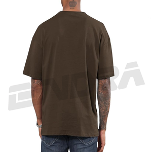 Top de manga corta con hombros caídos Unisex de gran tamaño, ropa de calle informal holgada de verano, moda cómoda para uso diario - Product Image 6