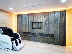 แผ่นไม้อัดลามิเนตแบบบางแผ่นไม้อัดธรรมชาติแผ่นมีกาวแบบ DIY ขนาด30x60ซม. แผ่นวีเนียร์หินแบบทำมือ - Product Image 5